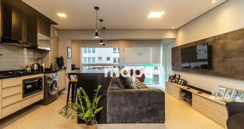 Apartamento para alugar, 57 m² por R$ 5.500,00/mês - Gonzaga - Santos/SP