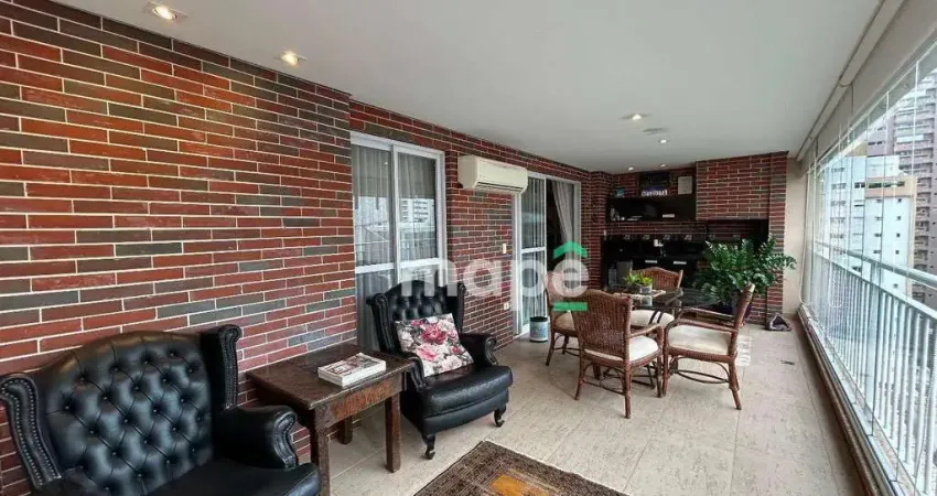 Apartamento com 3 dormitórios à venda, 150 m² por R$ 2.400.000,00 - Boqueirão - Santos/SP
