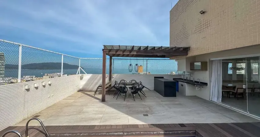 Cobertura duplex com vista do mar à venda, 350 m² - Gonzaga - Santos/SP