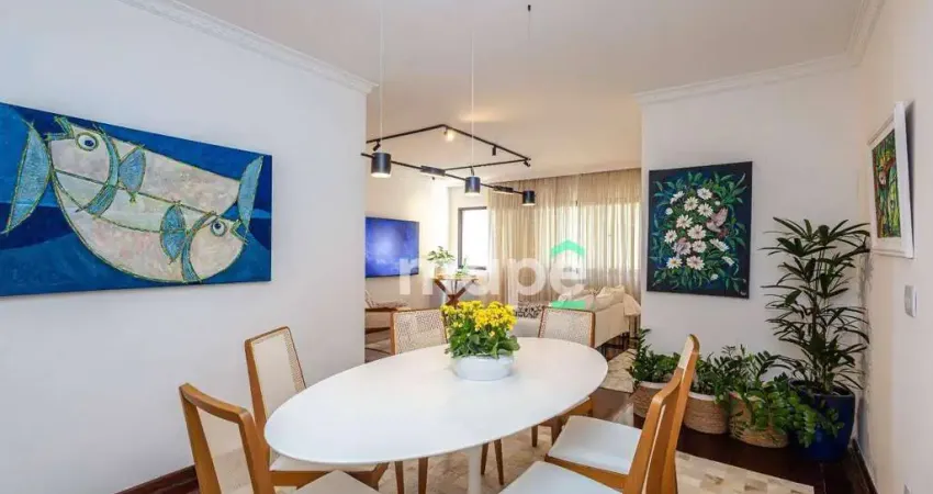 Apê em residencial frente mar e com lazer à venda, 125 m² - aparecida - santos/sp