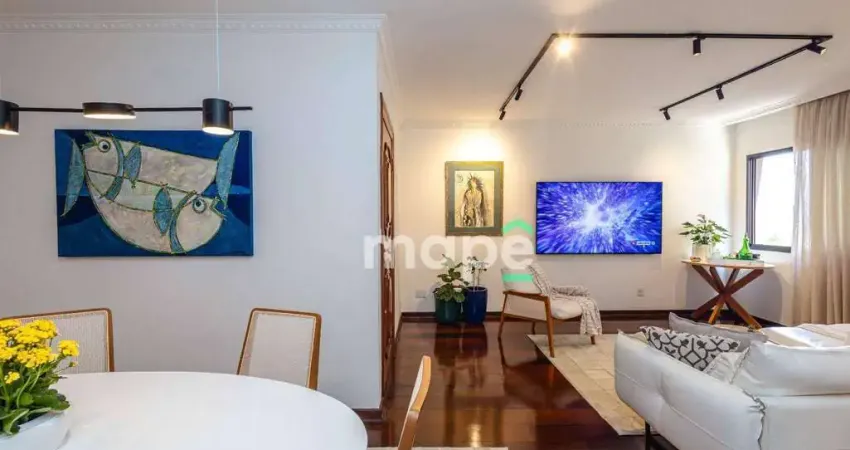 Apartamento com 3 dormitórios à venda, 125 m² por r$ 1.385.000,00 - aparecida - santos/sp