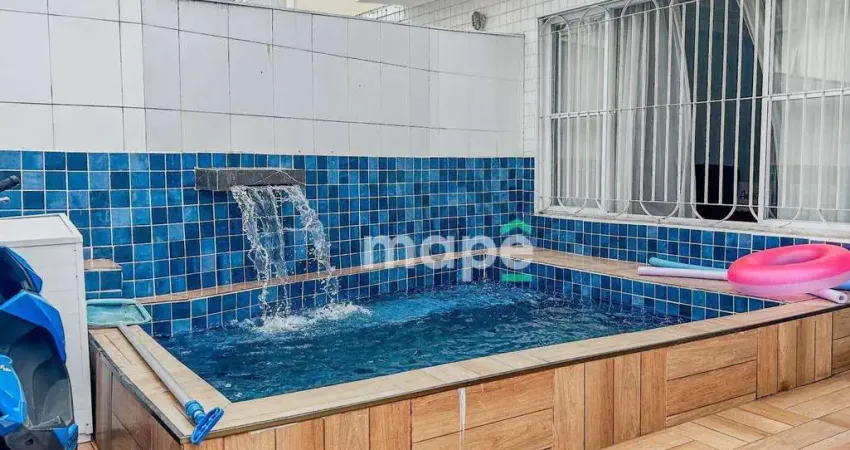 Casa com 3 dormitórios à venda, 125 m² por r$ 1.400.000,00 - ponta da praia - santos/sp