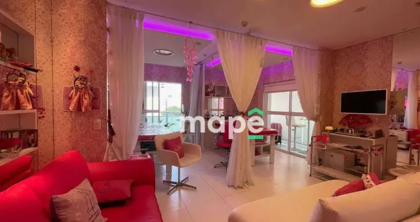 Sala para alugar, 48 m² por r$ 4.400,00/mês - boqueirão - santos/sp