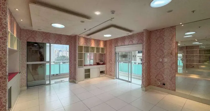 Sala para alugar, 48 m² por r$ 4.400,00/mês - boqueirão - santos/sp