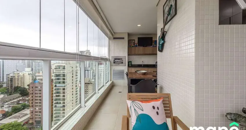 Apartamento (andar alto) à venda, 110 m² - boqueirão - santos/sp