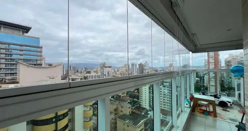 Apartamento com 2 dormitórios à venda, 75 m² por r$ 1.100.000,00 - gonzaga - santos/sp