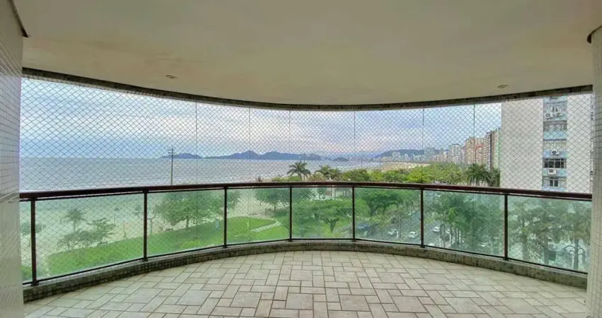 Apartamento com 4 dormitórios para alugar, 280 m² - boqueirão - santos/sp