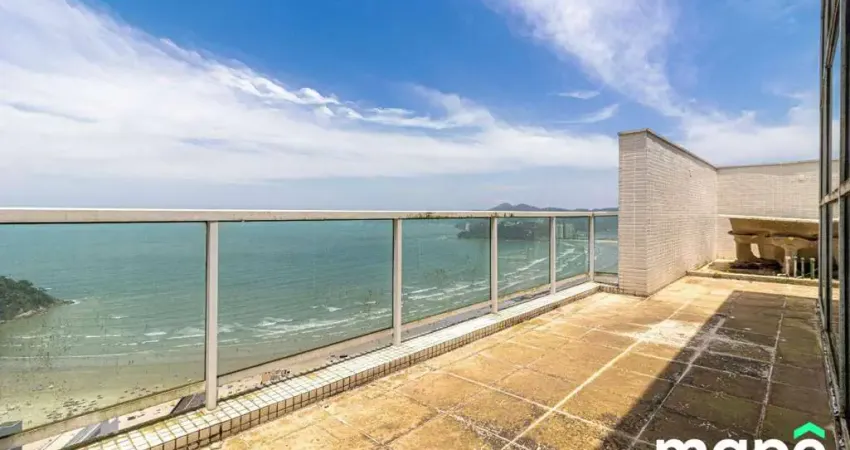 Cobertura com 4 dormitórios à venda, 257 m² por r$ 3.720.000,00 - josé menino - santos/sp