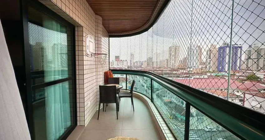 Apartamento com 3 dormitórios à venda, 150 m² por r$ 1.380.000,00 - embaré - santos/sp