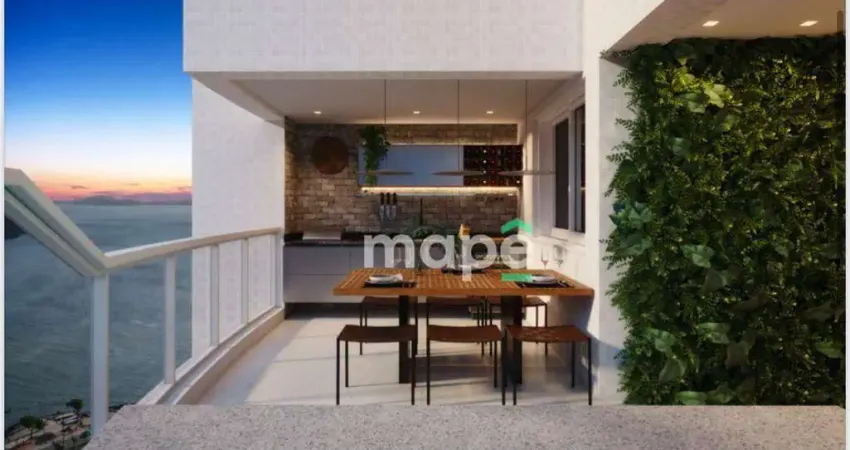 Cobertura com 3 dormitórios à venda, 214 m² por r$ 4.690.000,00 - ponta da praia - santos/sp