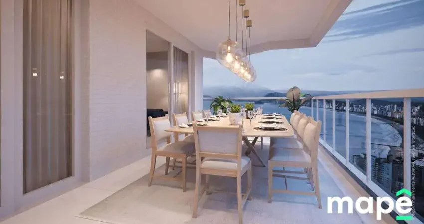 Apartamento com 3 dormitórios à venda, 227 m² por r$ 3.510.000,00 - ponta da praia - santos/sp