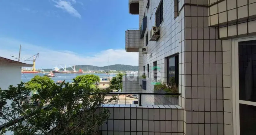 Apartamento Duplex com 1 dormitório à venda, 83 m² por R$ 640.000,00 - Ponta da Praia - Santos/SP