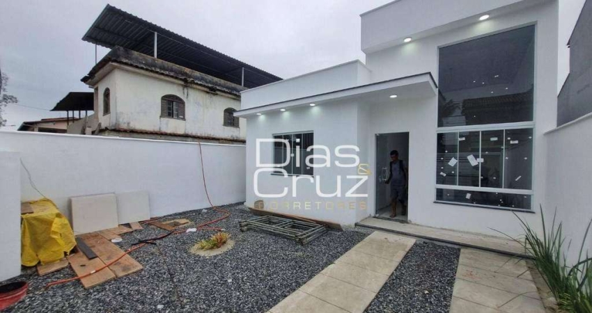 Casa linear no Serramar em Rio das Ostras com 2 quartos