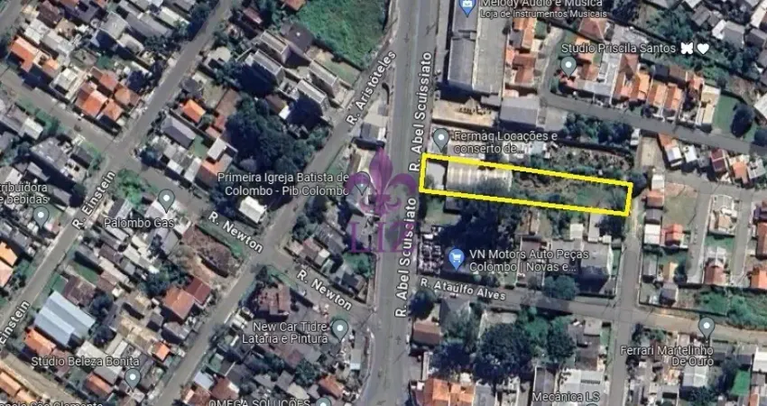 Terreno comercial à venda na Rua Abel Scuissiato, 1121, Atuba, Colombo