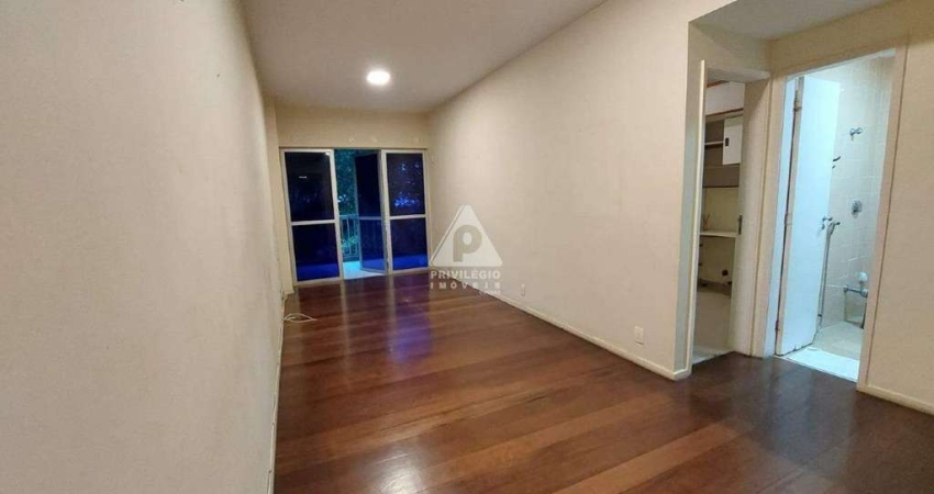Apartamento à venda, 1 quarto, 2 banheiros, varandão, 1 vaga, 55m², Tijuca/RJ.