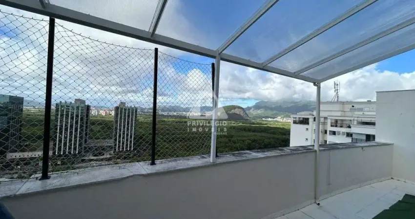 Cobertura duplex à venda, 02 quartos, 01 suíte, 03 vagas, way península, barra da tijuca - rio de janeiro/rj