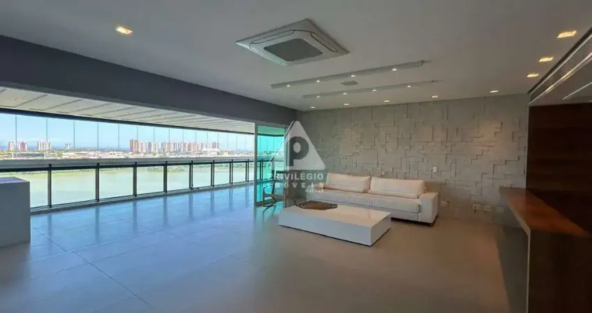 Apartamento à venda, 05 quartos, 04 suítes, 03 vagas, royal green, península, barra da tijuca - rio de janeiro/rj