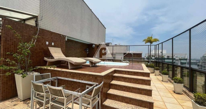Cobertura Duplex à venda, 05 quartos (sendo 03 suítes), 03 vagas, PENÍNSULA, BARRA DA TIJUCA - RIO DE JANEIRO/RJ