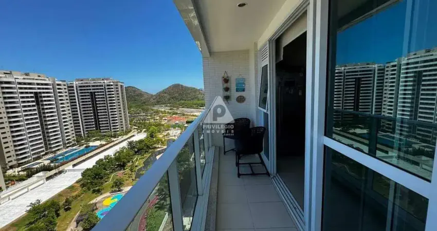Apartamento à venda, 02 suítes, 01 vaga, vista mar e lagoa, ilha pura, barra olímpica - rio de janeiro/rj
