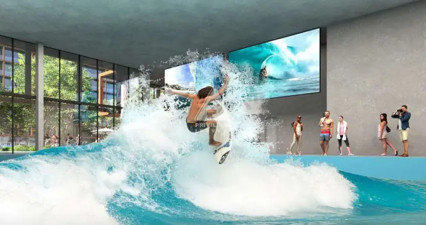 Lançamento ARTE - WAVE, Calper. Apartamentos e townhouses, com infraestrutura completa, a venda na Barra Olímpica