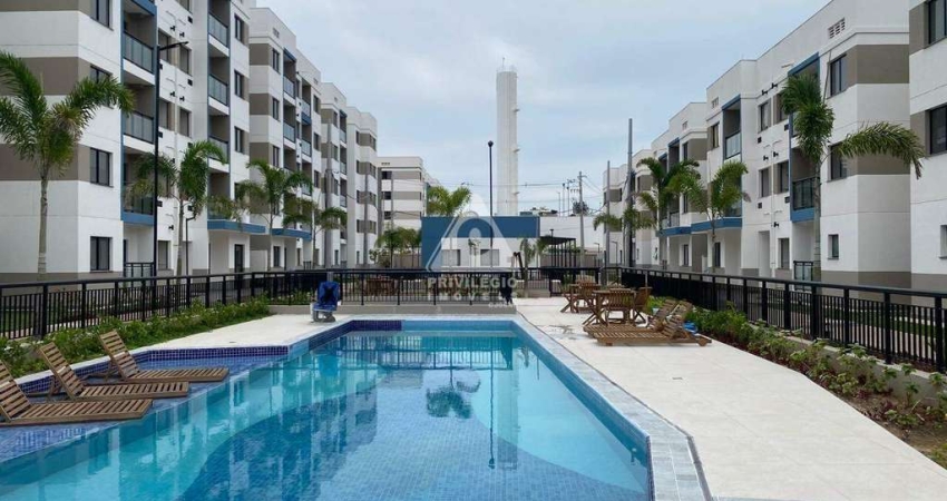 Apartamento novo de 2 quartos com 1 vaga de garagem a 200m da Praia do Recreio
