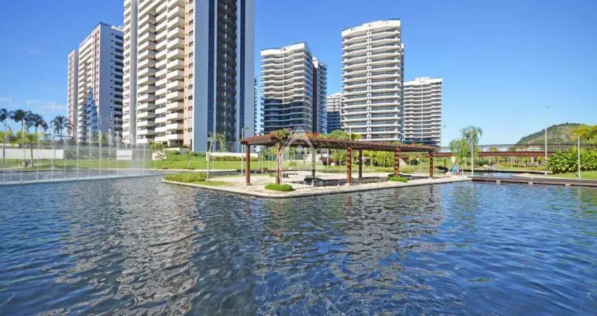 Apartamento à venda, 03 quartos, 02 suítes, 02 vagas, vista livre, ilha pura, barra olímpica - rio de janeiro/rj