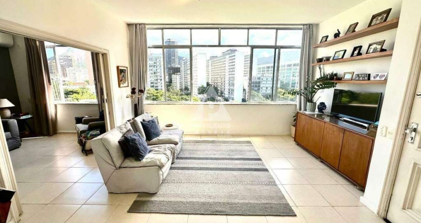 Apartamento espaçoso com 3 Quartos, em andar alto, com vista livre espetacular para o mar e o Cristo Redentor