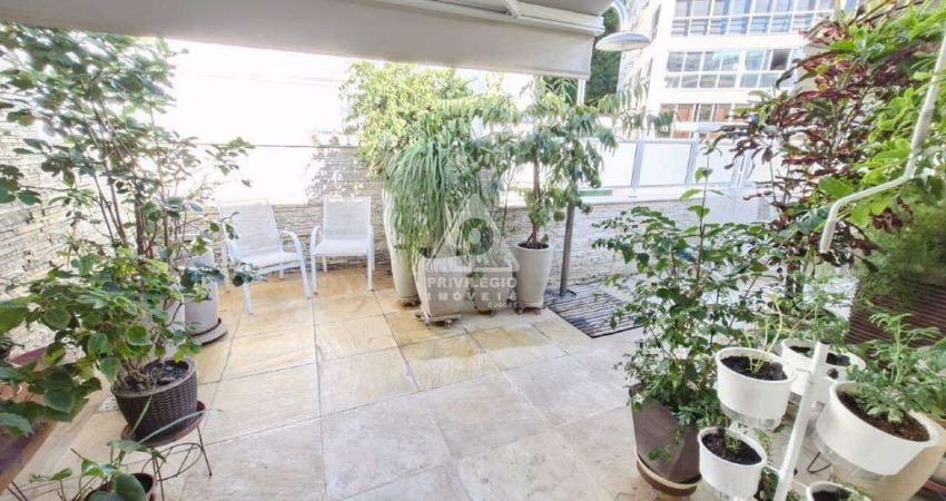 COBERTURA DUPLEX, 4 QTOS, 2 SUÍTES, DCE, VG ESC, CHURRASQEIRA, CHUVEIRÃO