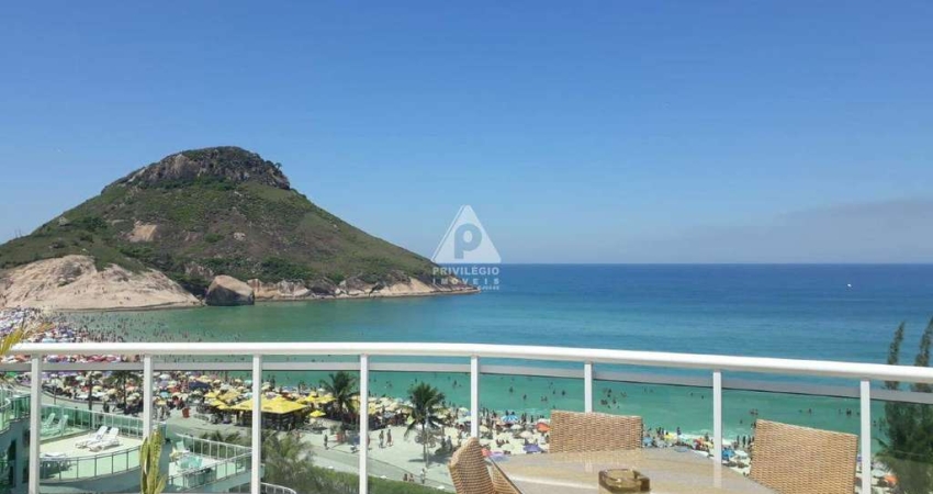 Excelente Cobertura linear de 2 quartos no pontal vista mar