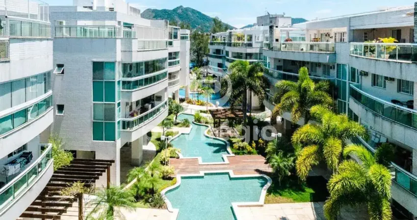 Cobertura linear à venda, 3 quartos, 1 suíte, 2 vagas, recreio dos bandeirantes - rio de janeiro/rj