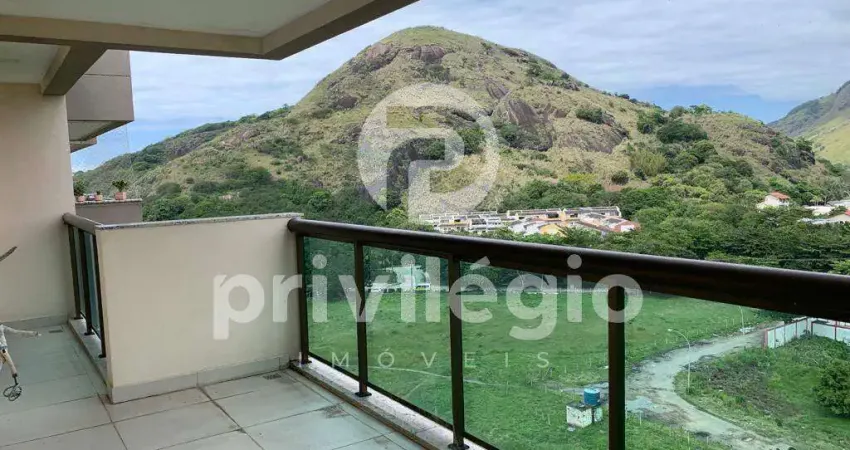 Cobertura exclusiva no recreio dos bandeirantes — 4 quartos, 2 suítes, com vista montanha
