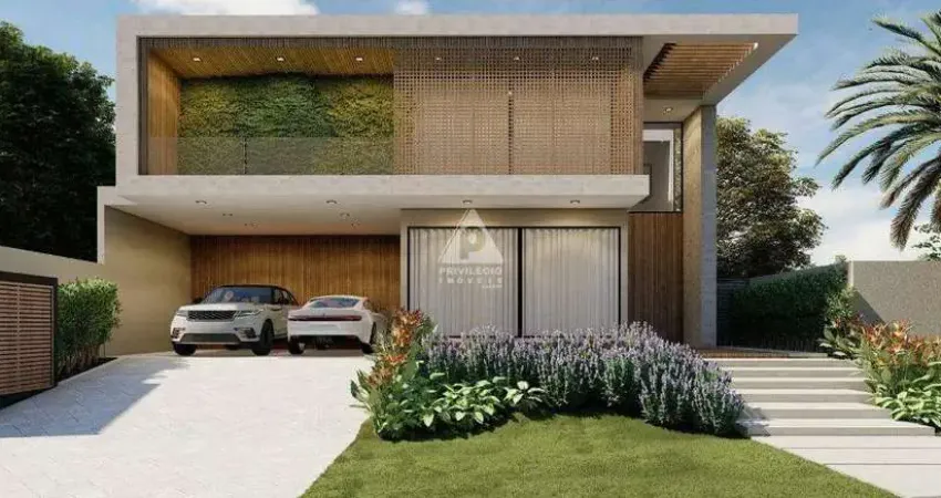 Casa condominio del lago - 5 suítes, piscina, sauna, varanda gourmet, churrasqueira - barra da tijuca