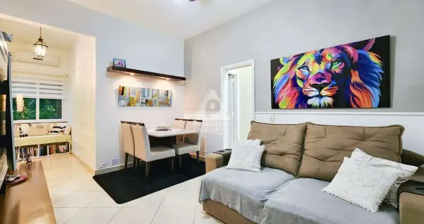 Laranjeiras: 2 quartos + suíte, reformado e com vaga – pronto para morar!