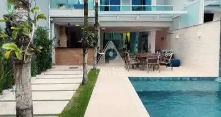 Oportunidade! casa triplex no blue houses, barra da tijuca – 4 suítes e lazer total