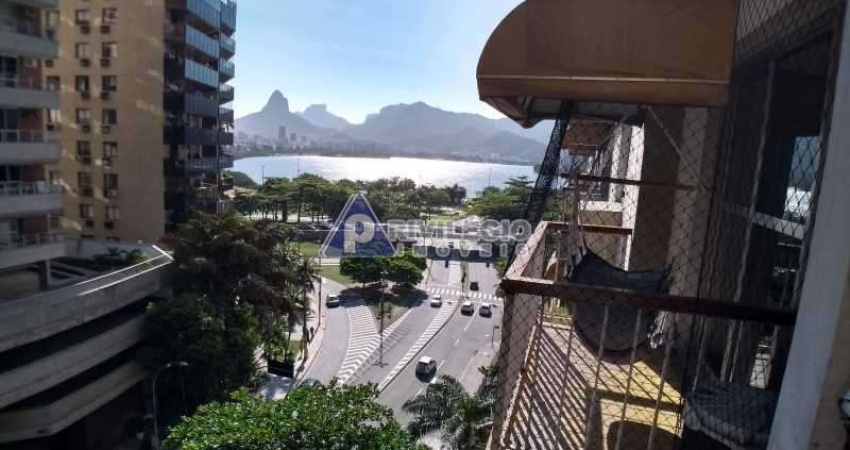 Vista Lagoa - 3 quartos (1 suíte) com vaga no Corte do Cantagalo / Copacabana - RJ
