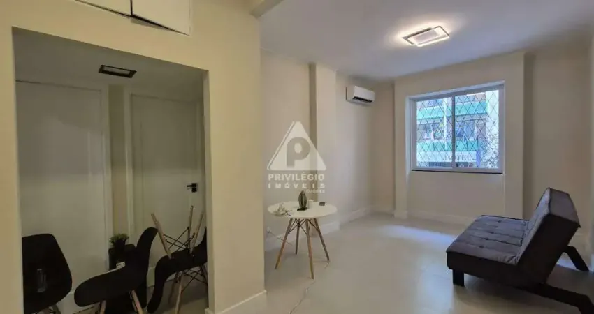 Apartamento 2 quartos com suíte em rua cobiçada de copacabana