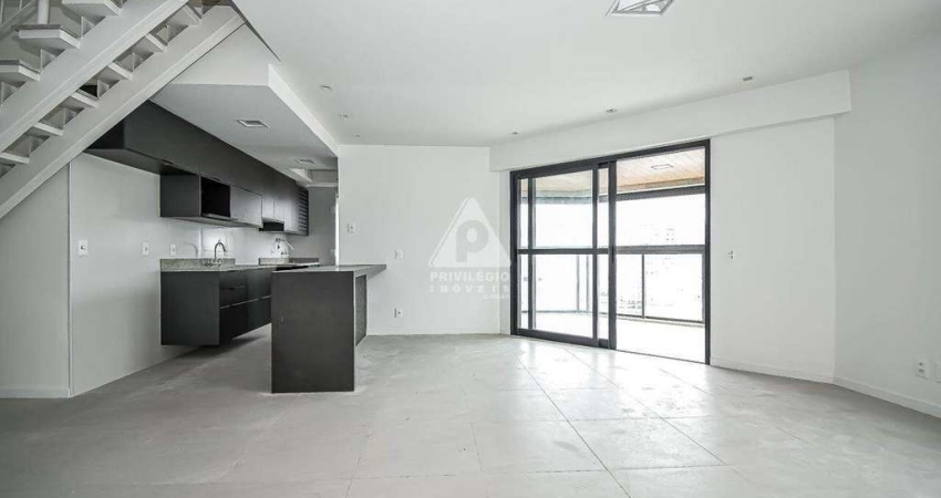 Excelente Cobertura Duplex de 4 quartos sendo 2 suítes, infraestrutura e vaga em Laranjeiras disponível para venda na Privilégio Imóveis