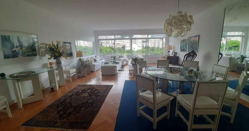 Lagoa! Apartamente, 3 quartos, 1 suite, dependências, vaga, 200m²