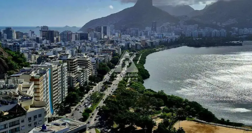 Apartamento de 3 quartos (1 suíte) na lagoa com 3 vagas e vista mar