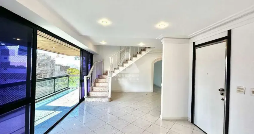 Cobertura residencial em ipanema – 4 quartos (3 suítes), 280m², varanda gourmet, frente