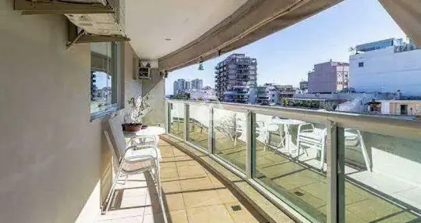 Leblon – apartamento 2 quartos com varandão e vista livre para morro dois irmãos