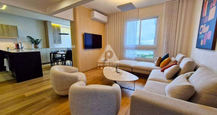 Apartamento à venda, 2 quartos, 1 suíte, vista mar , 2 vagas na escritura, Leblon - RIO DE JANEIRO/RJ