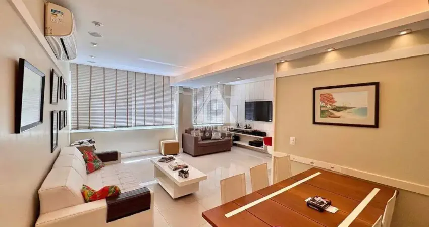 Apartamento no leblon, rj – original 2 quartos (1 suíte) com 1 vaga, 66 m² no iptu.