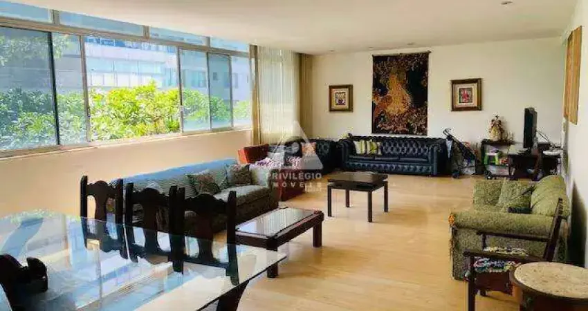 Apartamento no leblon com 4 quartos, suíte e vista mar exclusiva