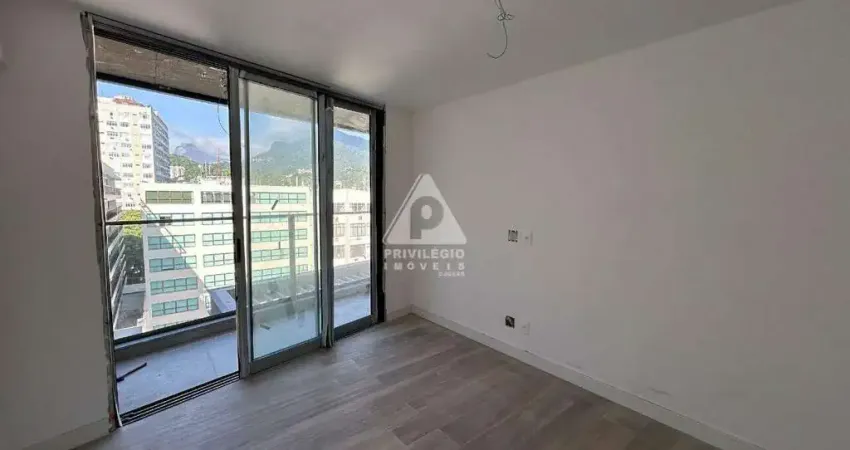Apartamento studio à venda, leblon – varanda gourmet e prédio moderno