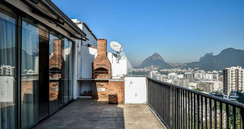 Cobertura a venda - 3 quartos - Humaitá- Jdm. Botânico - 3 vagas e infra.