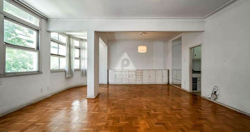 Apartamento com 3 quartos, 161 m² com varanda interna à venda entre Copacabana e Lagoa RJ