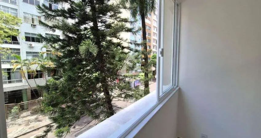 Apartamento de 2 quartos, reformado, com vista livre no flamengo