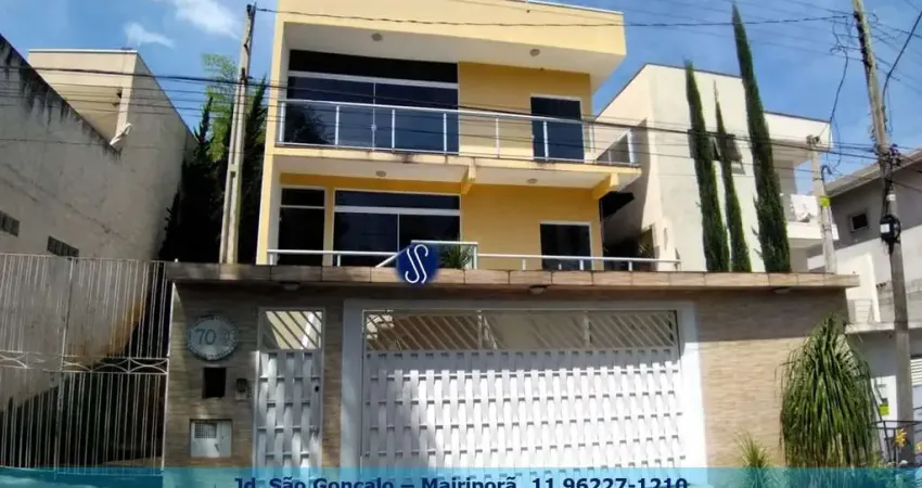 Sobrado para locação em mairiporã, são gonçalo, 6 dormitórios, 2 suítes, 6 banheiros, 3 vagas