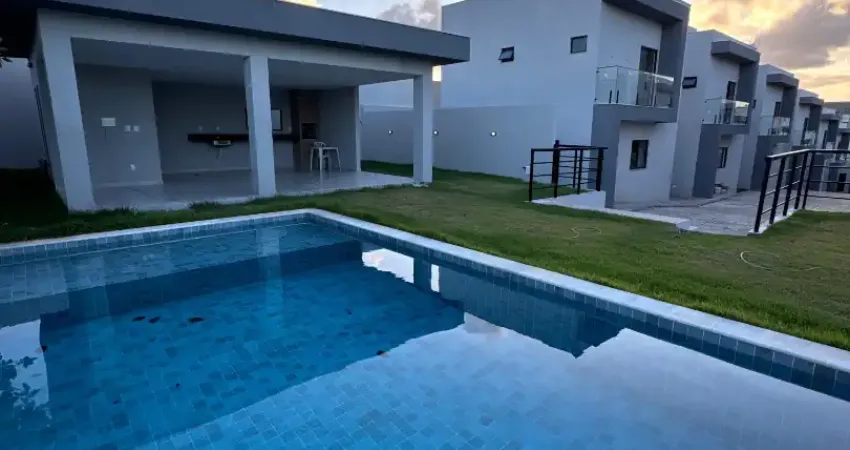 Casa em condomínio fechado com 4 quartos à venda na próximo ao shopping busca vida, Vilas de Abrantes, Camaçari